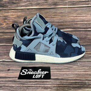 Adidas NMD‎ XR1 Women's Blue Duck Camo Athletic Shoes
